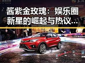 酱紫金玫瑰：娱乐圈新星的崛起与热议焦点